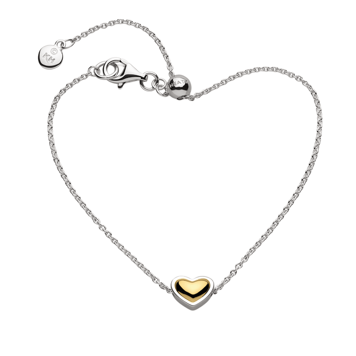Kit Heath Heart of Gold RP/GP 7″ Slider Bracelet (A) - MococoKit Heath70532GRP5038159174179Bracelets