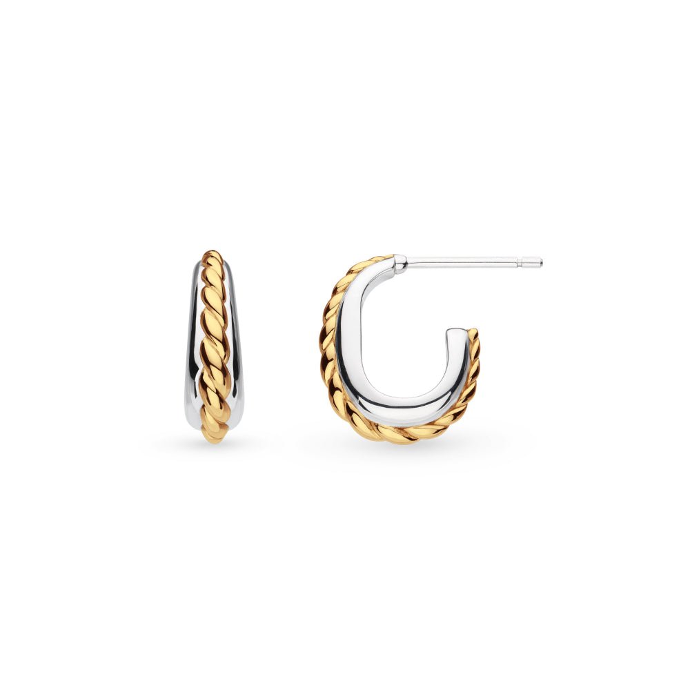 Kit Heath Marina Rope Band Golden Hoop Earrings - MococoKit Heath61065GRP5038159170560Earrings
