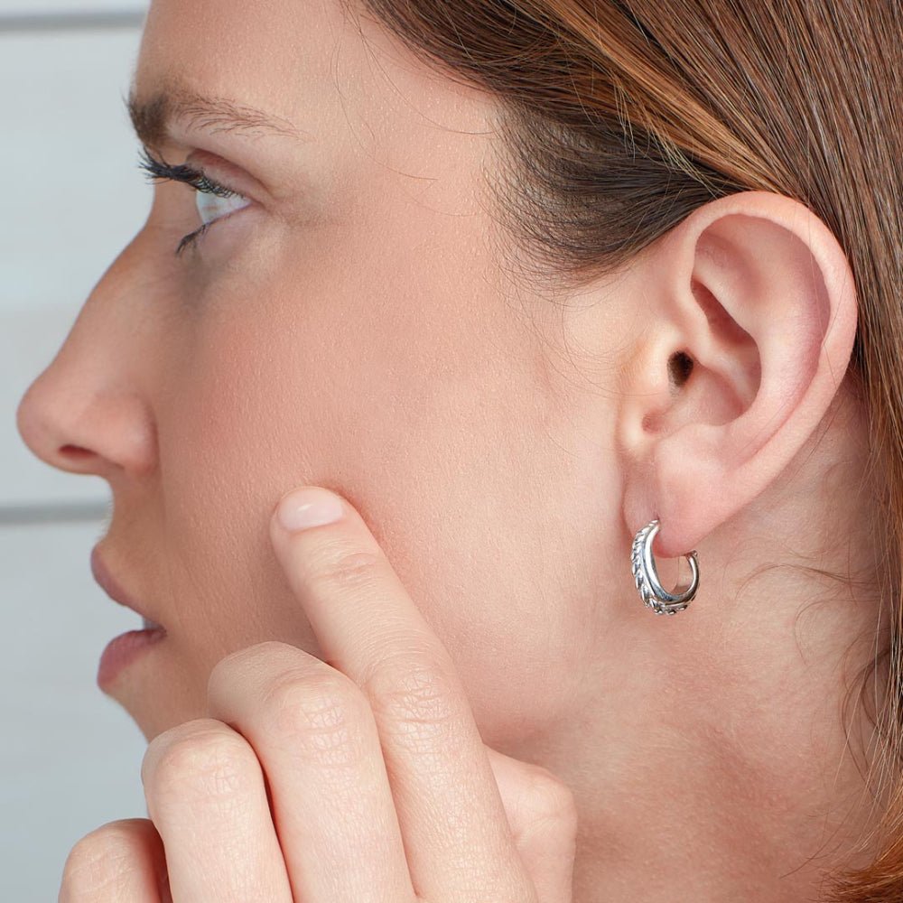 Kit Heath Marina Rope Band Hoop Earrings - MococoKit Heath61065RP5038159170553Earrings