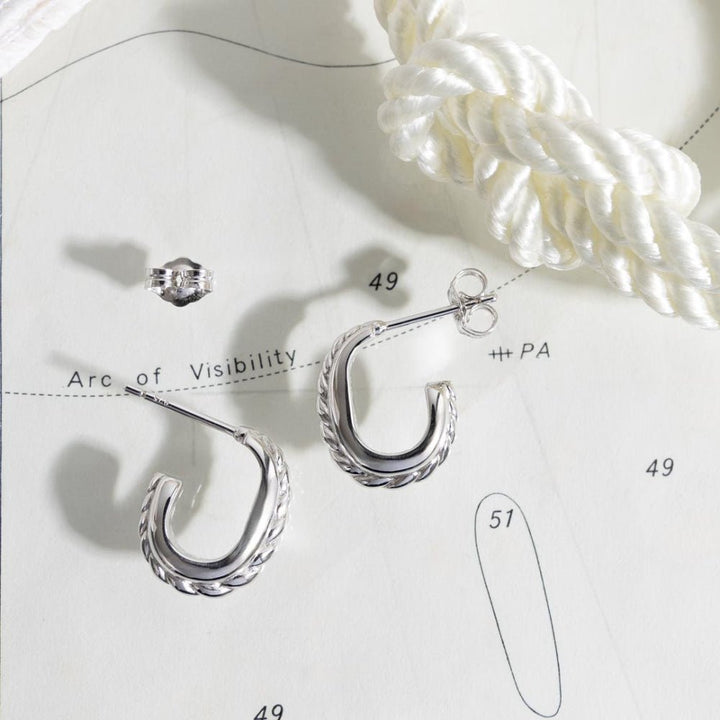Kit Heath Marina Rope Band Hoop Earrings - MococoKit Heath61065RP5038159170553Earrings