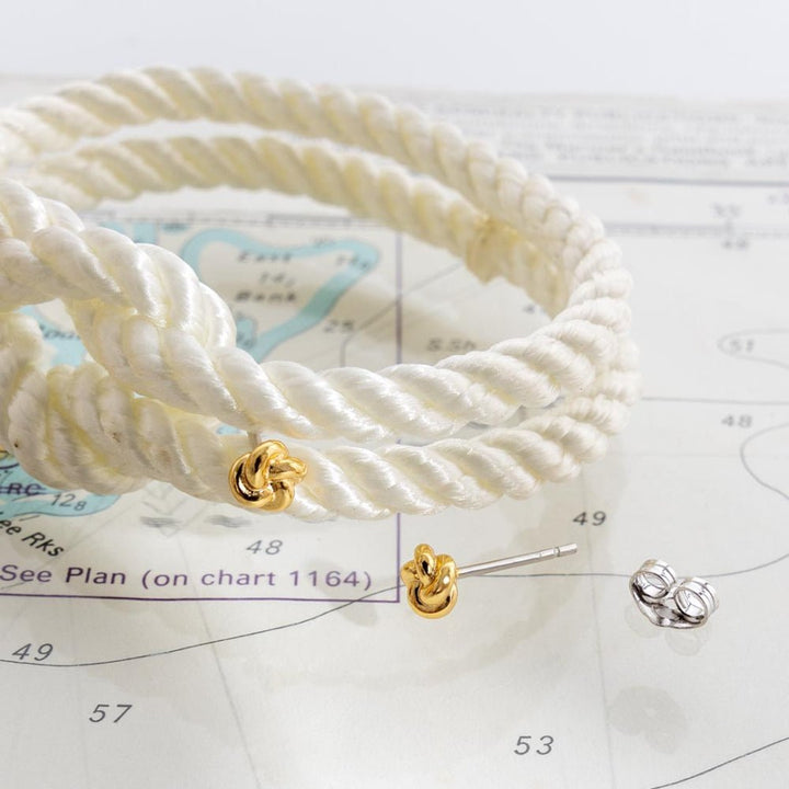 Kit Heath Marina Tide Knot Golden Stud Earrings - MococoKit Heath41060GRP5038159170201Earrings
