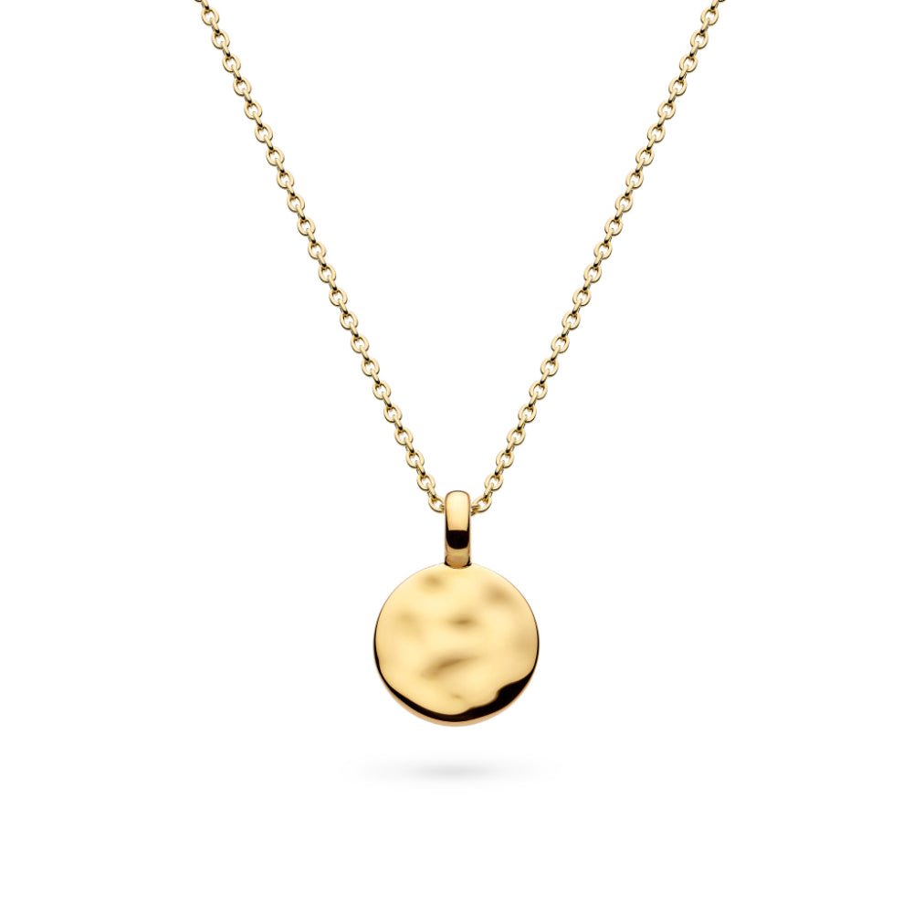 Kit Heath Mirage Reflect Golden GP Round Disc Mini 18″ Necklace - MococoKit Heath91221GD5038159173875Necklaces