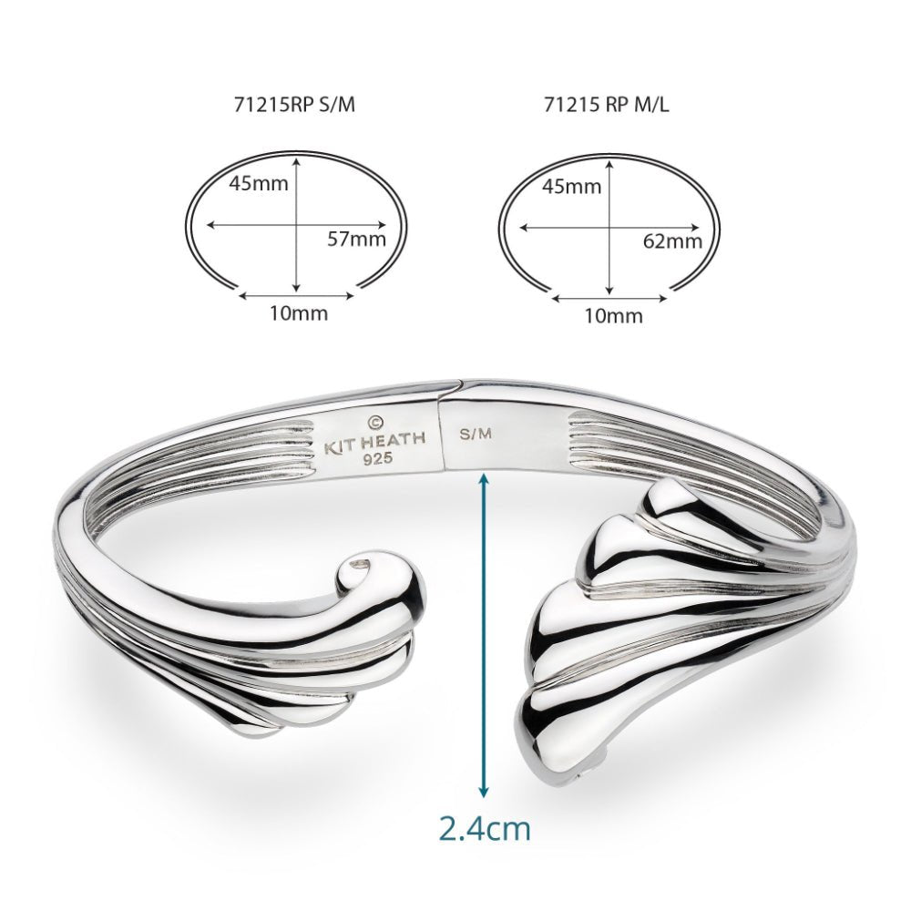 Kit Heath Oceane Shell Echo Grande Hinged Bangle - MococoKit Heath71215RP-CM/LBracelets