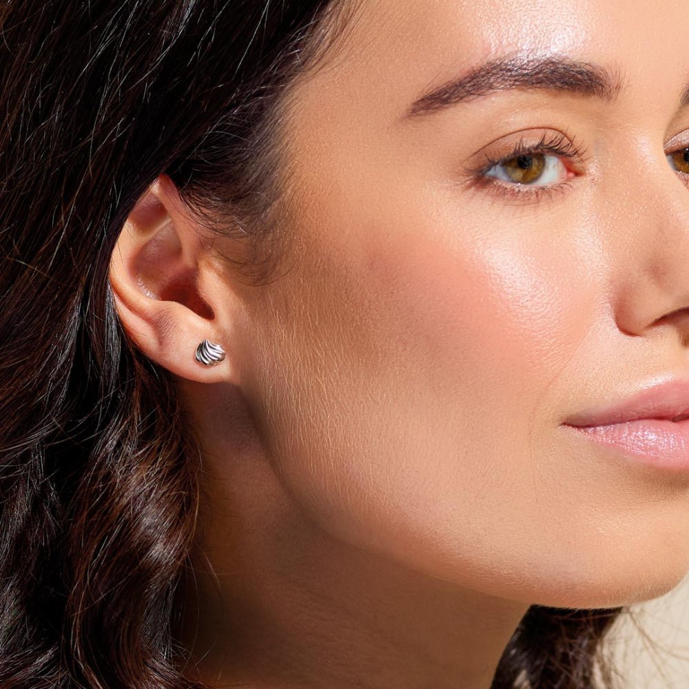 Kit Heath Océane Shell Echo RP Petite Rounded Stud Earrings - MococoKit Heath41212RP5038159171048Earrings