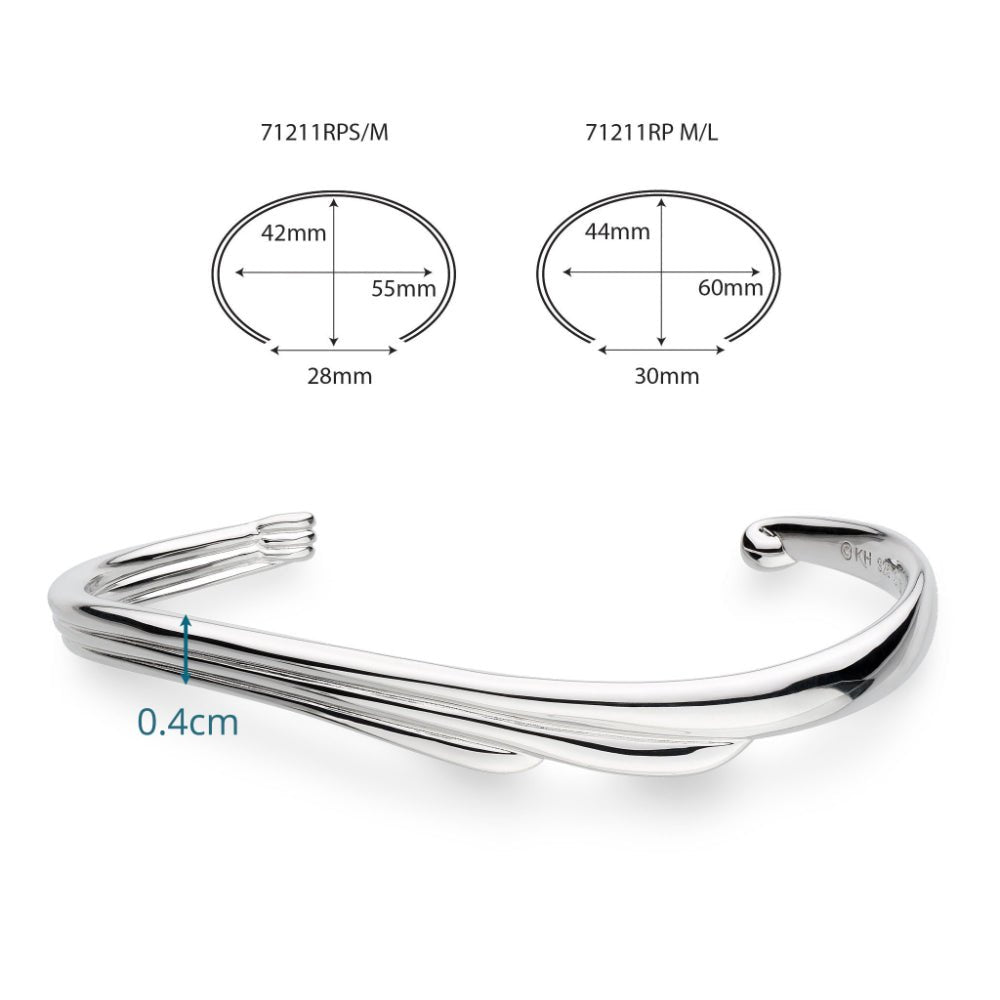 Kit Heath Oceane Shell Wave Bangle - MococoKit Heath71211RP-CM/LBracelets