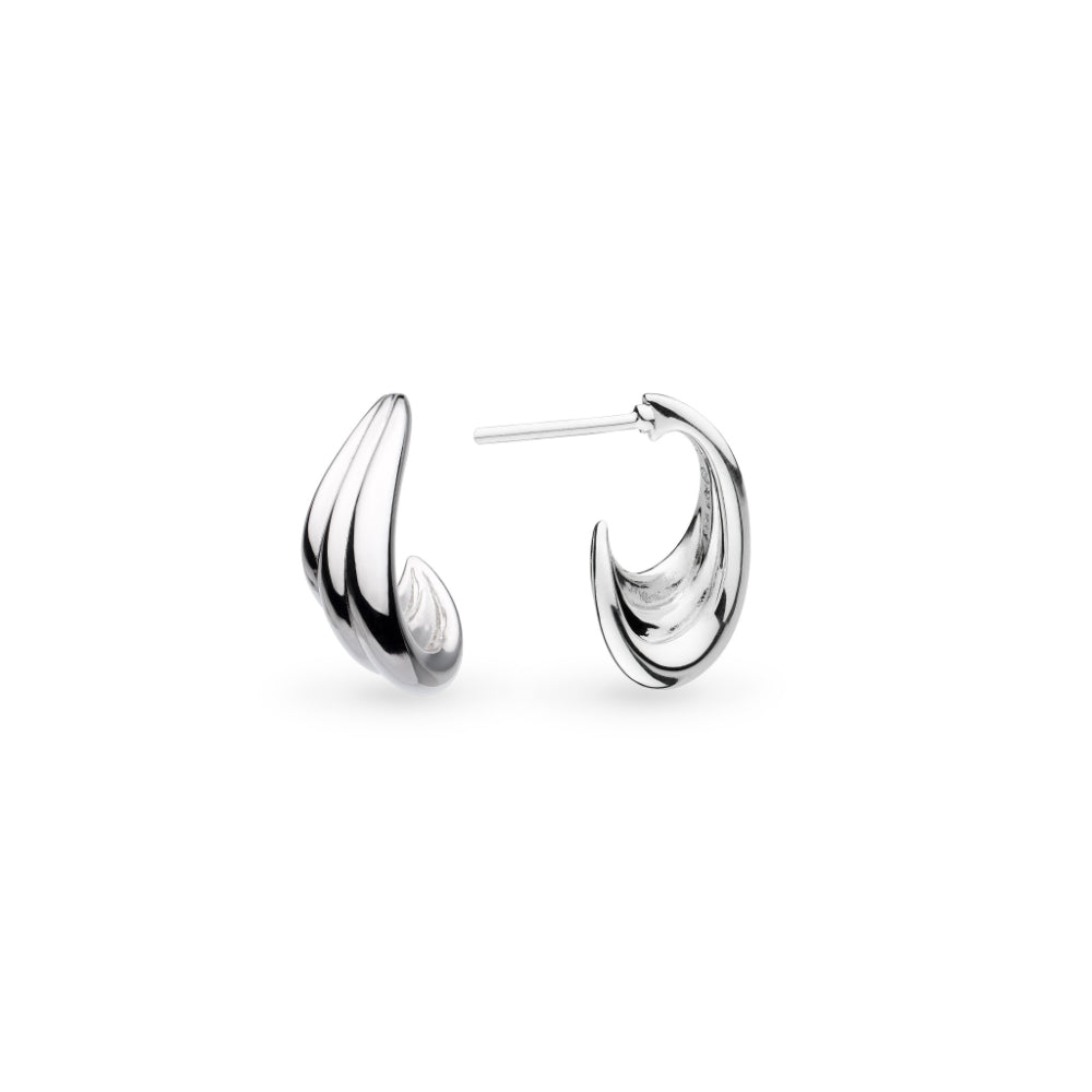 Kit Heath Oceane Shell Wave Hoop Earrings image