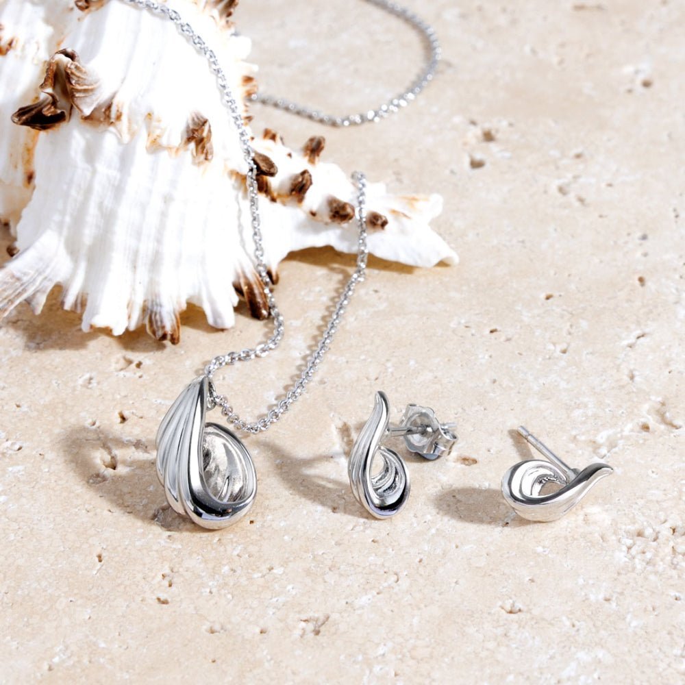 Kit Heath Océane Shell Wave RP Stud Earrings - MococoKit Heath41211RP5038159171031Earrings