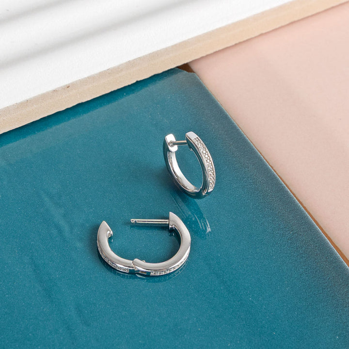 Kit Heath Revival Classic Glitz CZ Hoop Earrings image 3