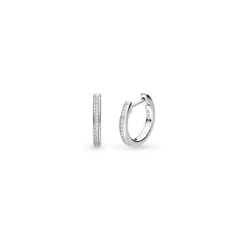 Kit Heath Revival Classic Glitz CZ RP Hinged Hoop Earrings - MococoKit Heath50428CZ5038159171758Earrings