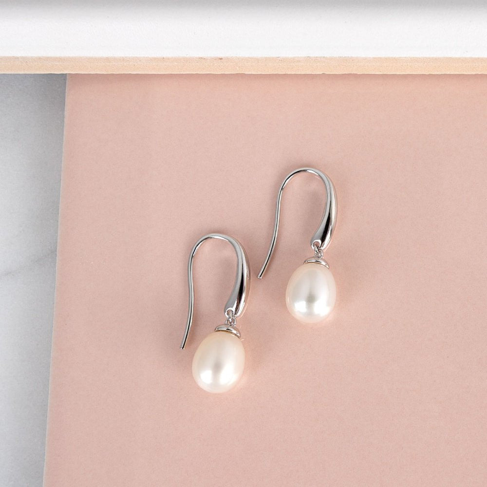 Kit Heath Revival Classic Pearl FP Drop Earrings - MococoKit Heath50427FPEarrings