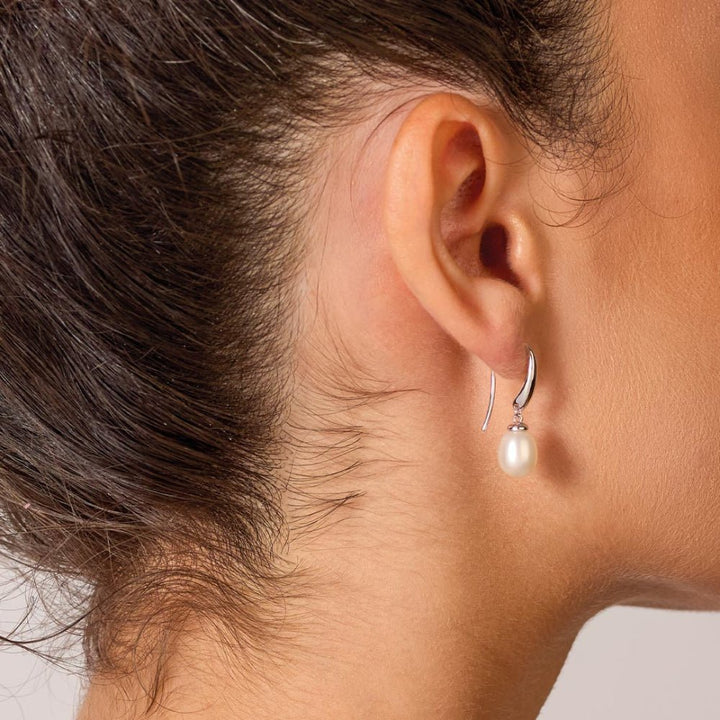 Kit Heath Revival Classic Pearl FP Drop Earrings - MococoKit Heath50427FPEarrings