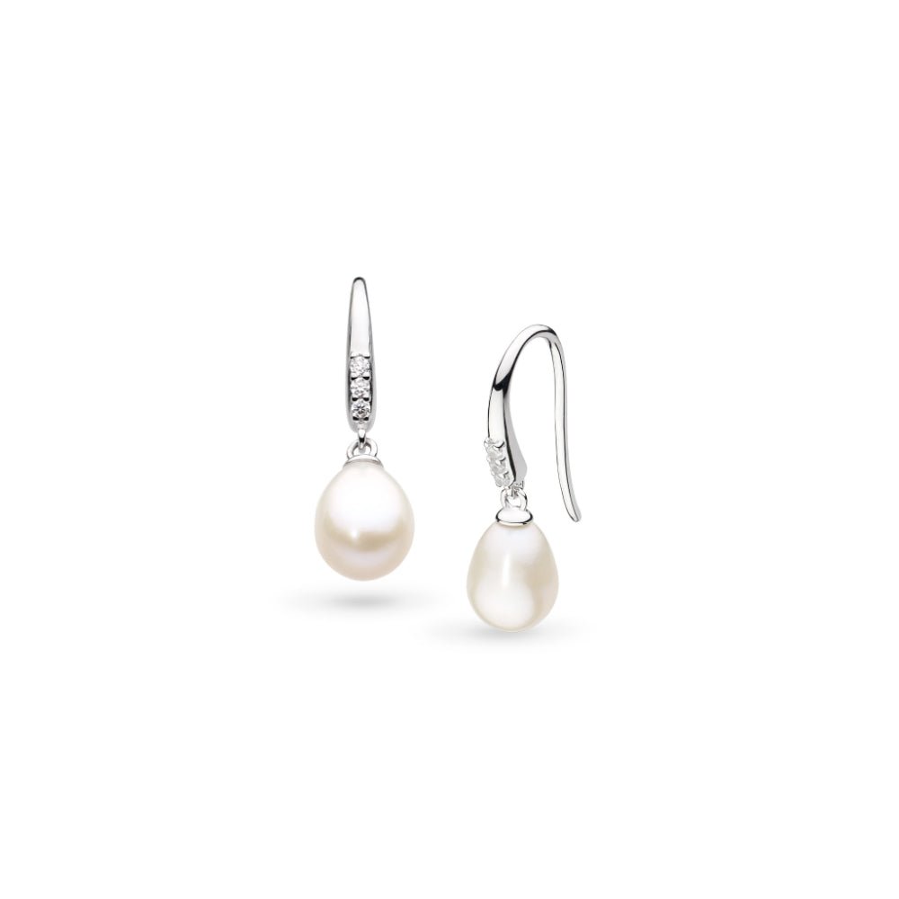 Kit Heath Revival Classic Pearl Glitz CZ Drop Earrings - MococoKit Heath50425FPCEarrings