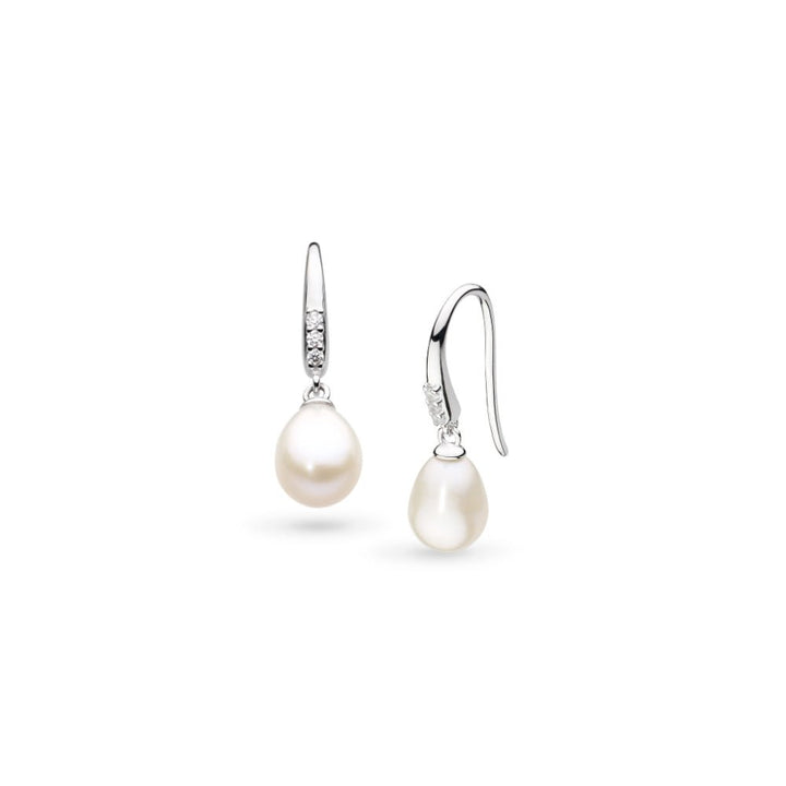 Kit Heath Revival Classic Pearl Glitz CZ Drop Earrings - MococoKit Heath50425FPCEarrings