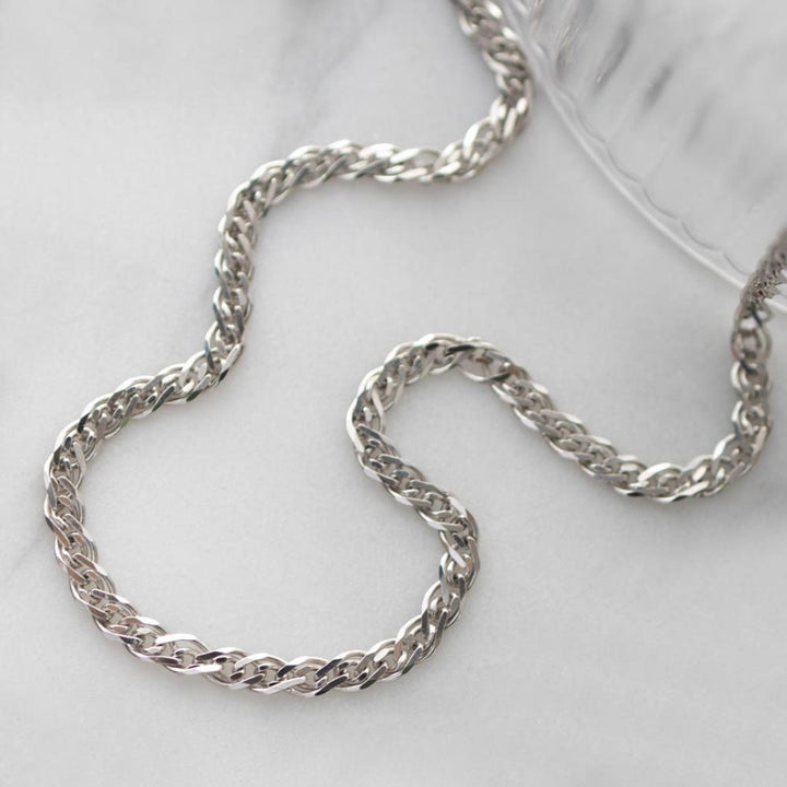 Kit Heath Revival Woven Diamond Cut Link Chain Necklace - 17" - MococoKit Heath99904CH175038159165702Necklaces