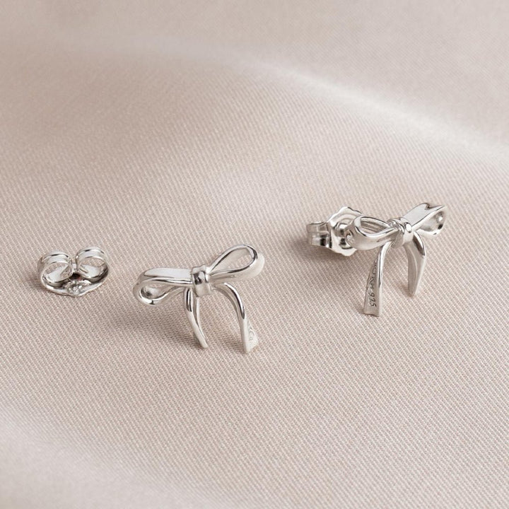 Kit Heath Serenity Ribbon Bow Dainty Stud Earrings - MococoKit Heath41187RP5038159170188Earrings