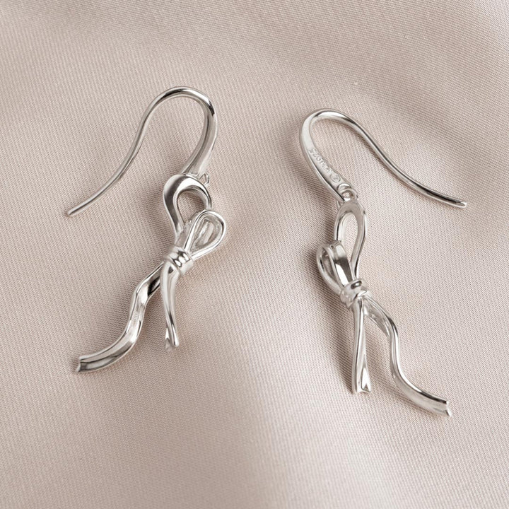 Kit Heath Serenity Ribbon Bow Loop Drop Earrings - MococoKit Heath61189RP5038159170539Earrings