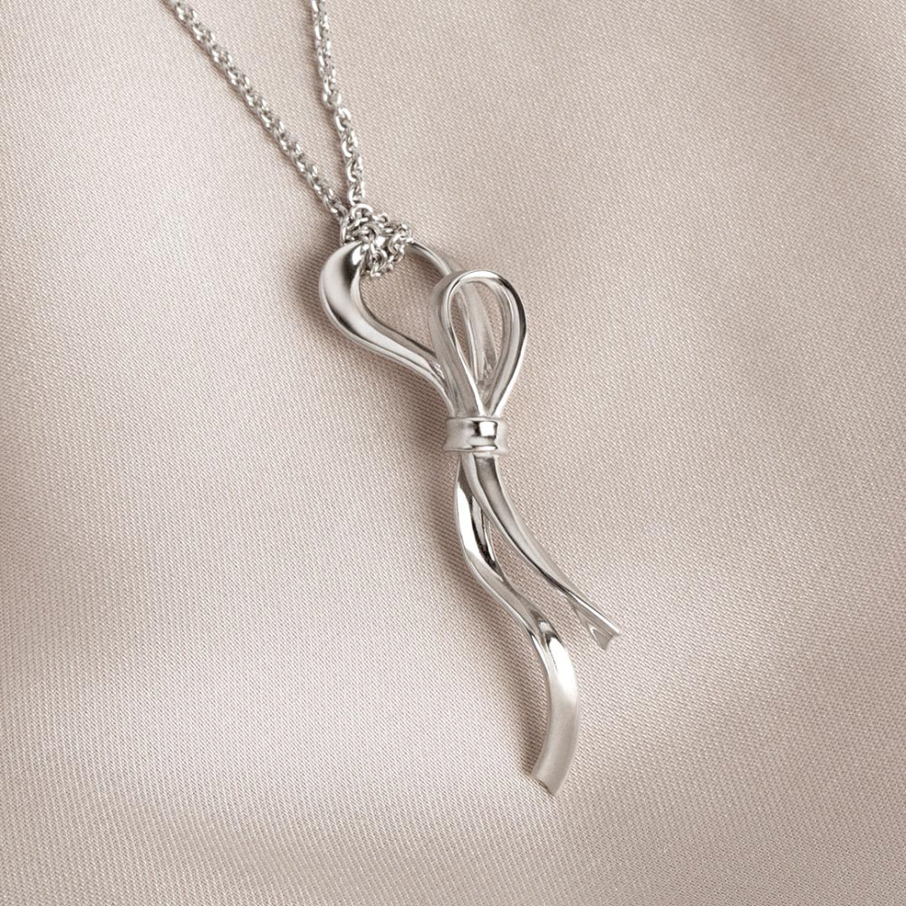 Kit Heath Serenity Ribbon Bow Loop Necklace - MococoKit Heath91189RP5038159170546Necklaces
