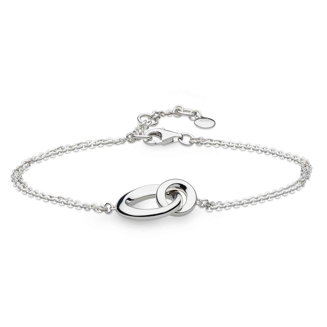 Kit Heath Silver Bevel Cirque Double Chain Bracelet - MococoKit Heath71886RP5038159160516Bracelets