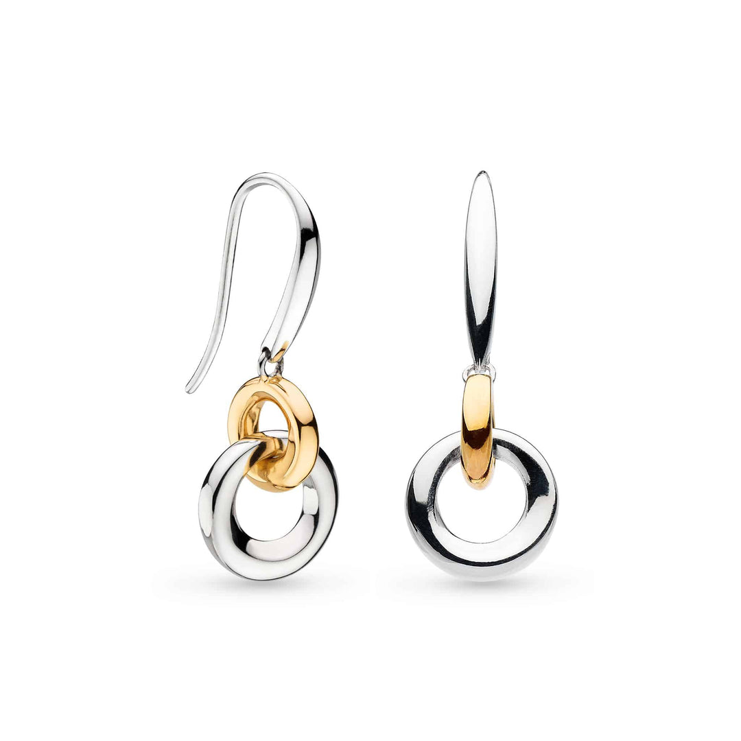 Kit Heath Silver Bevel Cirque Link Drop Earrings - MococoKit Heath6188GRP5038159159541Earrings
