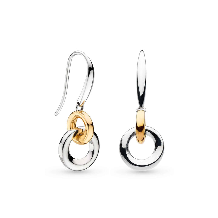 Kit Heath Silver Bevel Cirque Link Drop Earrings - MococoKit Heath6188GRP5038159159541Earrings