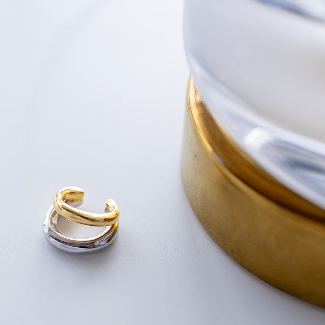 Kit Heath Silver Bevel Cirque Link Solo Ear Cuff - MococoKit Heath41886GRP5038159165337Earrings