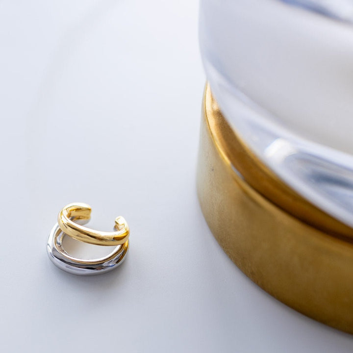 Kit Heath Silver Bevel Cirque Link Solo Ear Cuff - MococoKit Heath41886GRP5038159165337Earrings