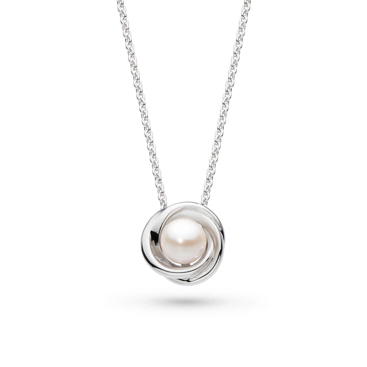 Kit Heath Silver Bevel Trilogy Pearl Necklace - MococoKit Heath9161FP5038159165375Necklaces