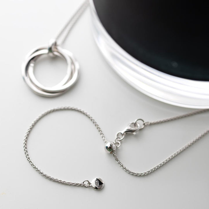 Kit Heath Silver Bevel Trilogy Slider Necklace - MococoKit Heath9170RP5038159165412Necklaces