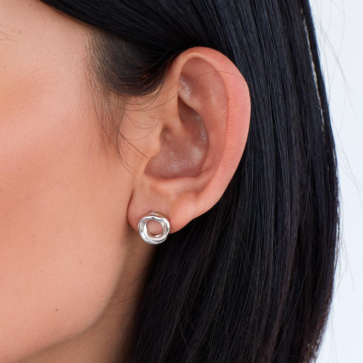 Kit Heath Silver Bevel Trilogy Stud Earrings - MococoKit Heath4169RP5038159165382Earrings