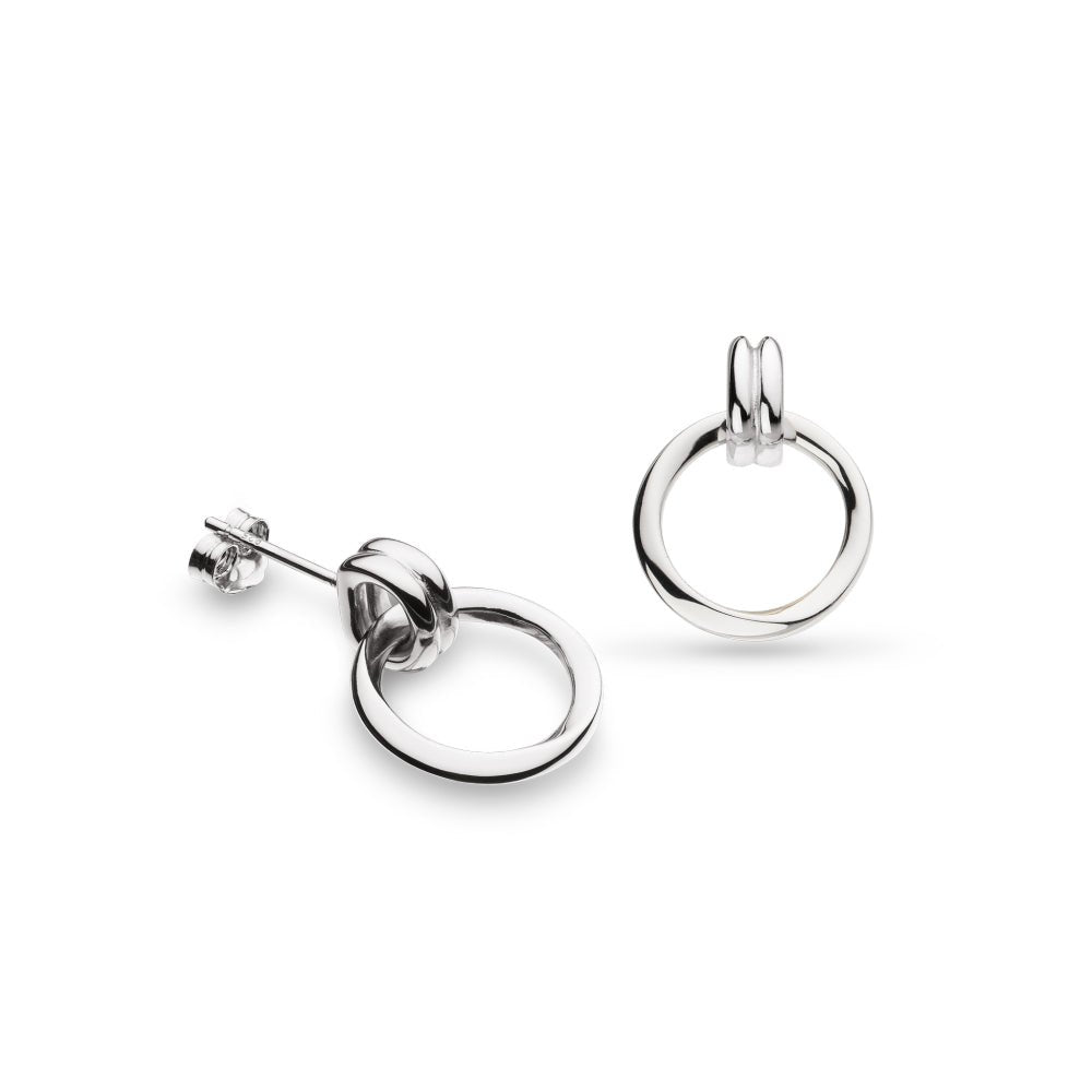 Kit Heath Silver Bevel Unity Drop Earrings - MococoKit Heath41172RP5038159167867Earrings