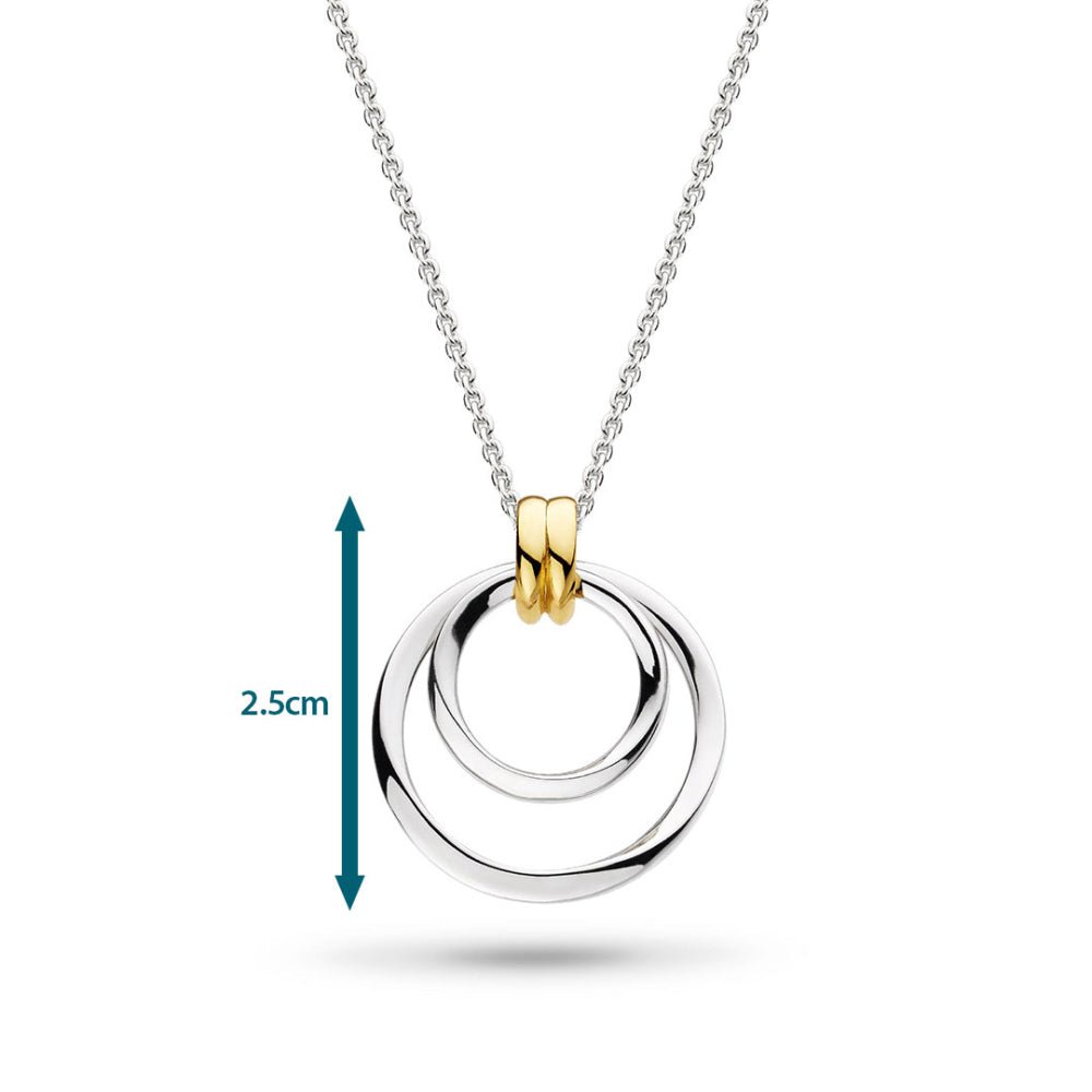 Kit Heath Silver Bevel Unity Golden Duo Necklace - MococoKit Heath91172GRP5038159167935Necklaces