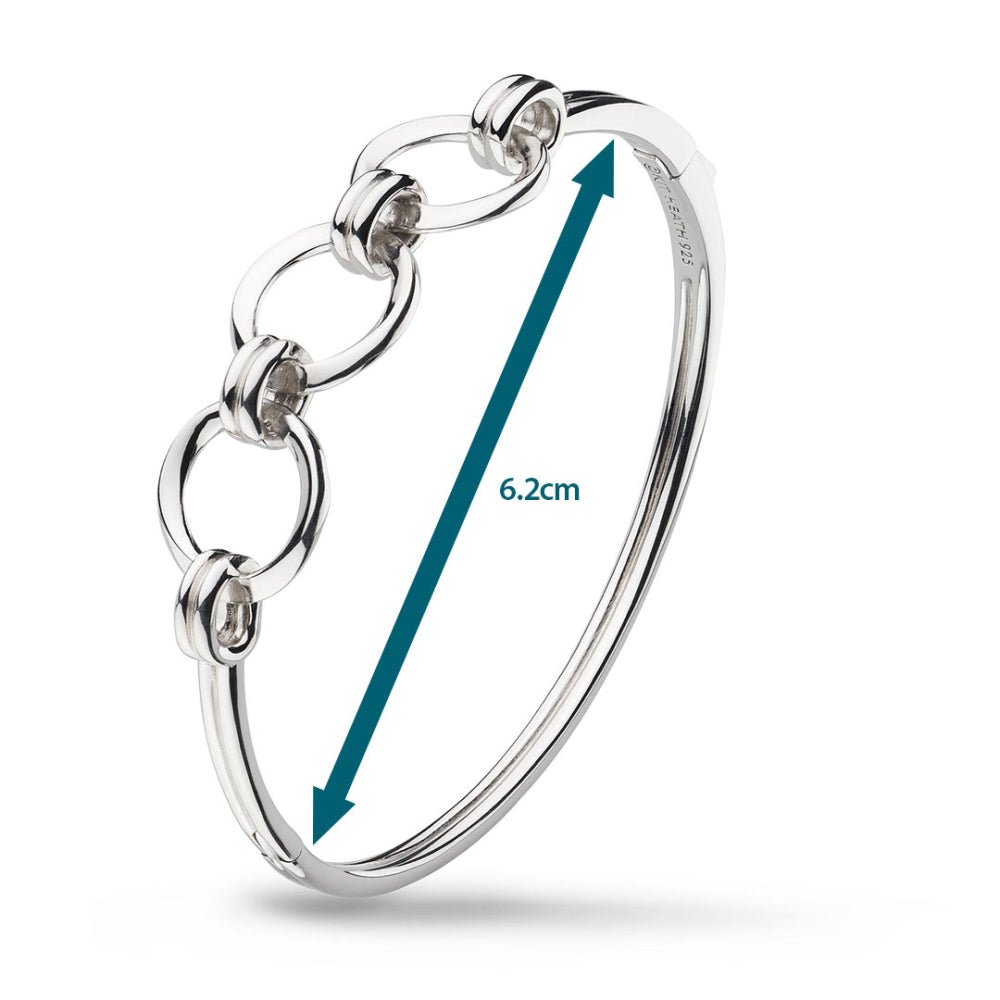 Kit Heath Silver Bevel Unity Hinged Bangle - MococoKit Heath71174RP5038159167881Bracelets