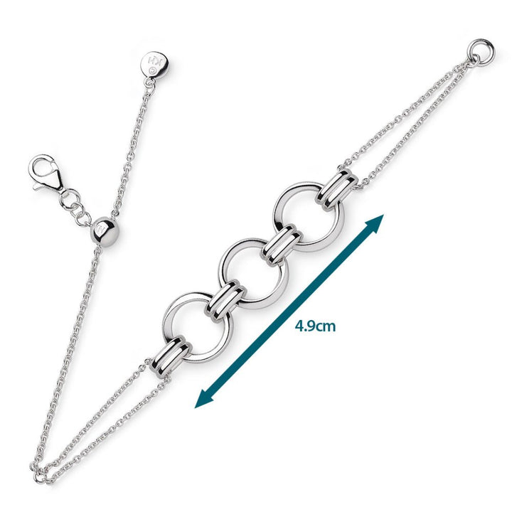 Kit Heath Silver Bevel Unity Slider Bracelet - MococoKit Heath71173RP5038159167874Bracelets