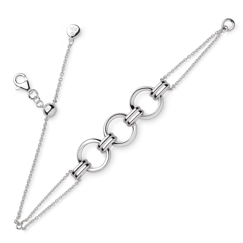 Kit Heath Silver Bevel Unity Slider Bracelet - MococoKit Heath71173RP5038159167874Bracelets