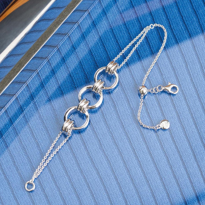 Kit Heath Silver Bevel Unity Slider Bracelet - MococoKit Heath71173RP5038159167874Bracelets