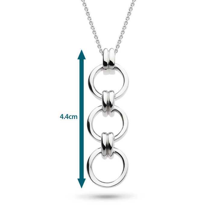 Kit Heath Silver Bevel Unity Trio Necklace - MococoKit Heath91174RP5038159167928Necklaces