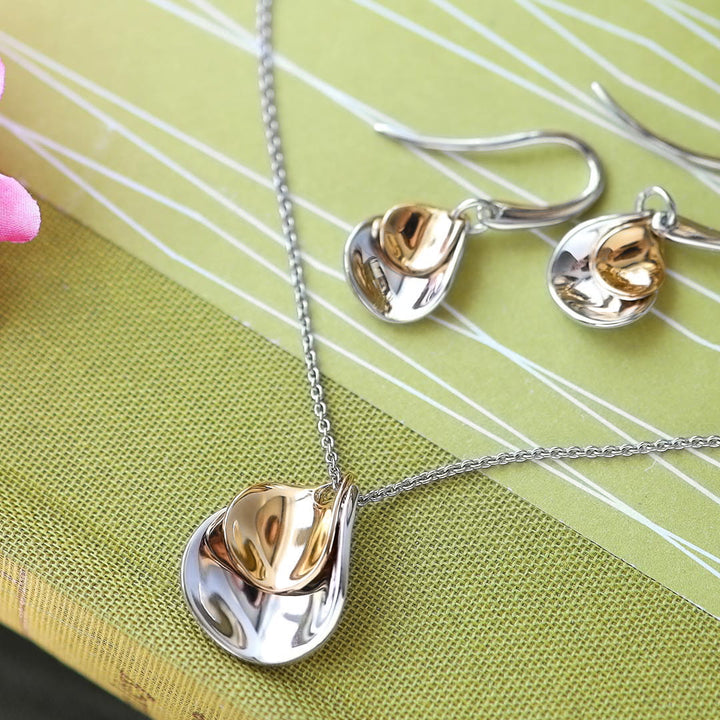 Kit Heath Silver Blossom Enchante Petal Drop Earrings - MococoKit Heath60356GRP5038159163340Earrings
