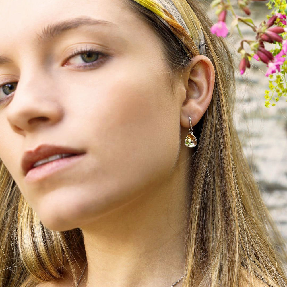 Kit Heath Silver Blossom Enchante Petal Drop Earrings - MococoKit Heath60356GRP5038159163340Earrings
