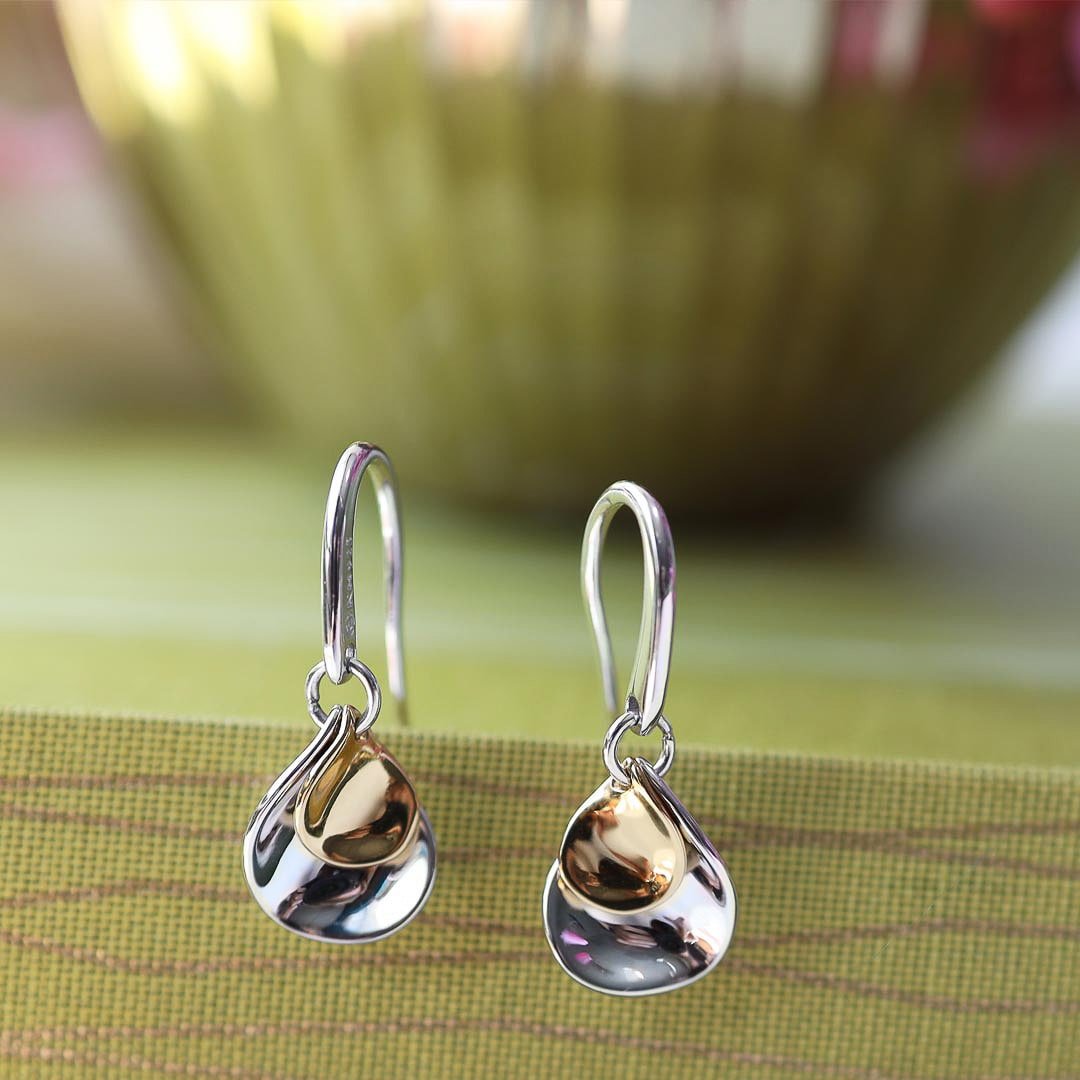 Kit Heath Silver Blossom Enchante Petal Drop Earrings - MococoKit Heath60356GRP5038159163340Earrings