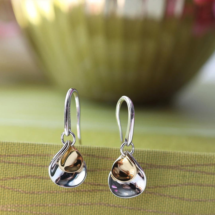 Kit Heath Silver Blossom Enchante Petal Drop Earrings - MococoKit Heath60356GRP5038159163340Earrings