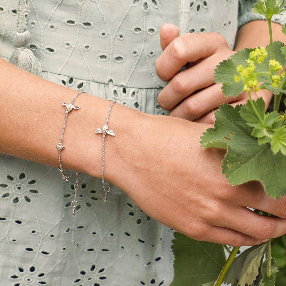 Kit Heath Silver Blossom Flyte Honey Bee Bracelet - MococoKit Heath70337GRP5038159163494Bracelets