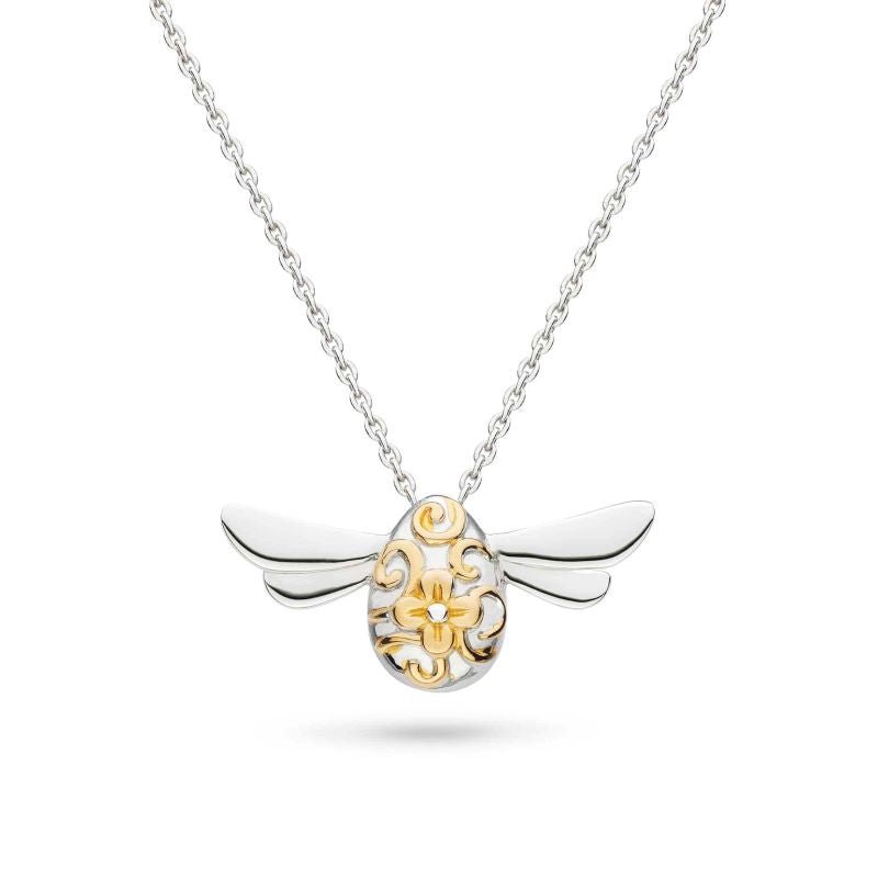 Kit Heath Silver Blossom Flyte Honey Bee Midi Necklace - MococoKit Heath90338GRP5038159159985Necklaces