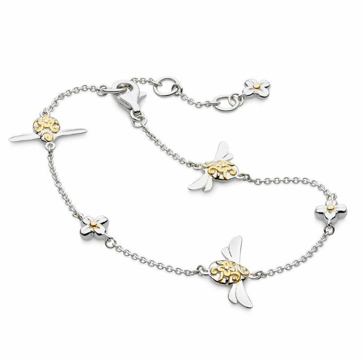 Kit Heath Silver Blossom Flyte Honey Bee Station Bracelet - MococoKit Heath70338GRP5038159163500Bracelets