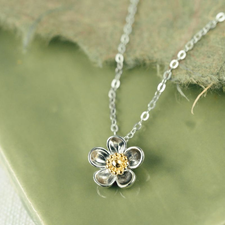 Kit Heath Silver Blossom Wood Rose Necklace - MococoKit Heath90308GRP5038159160431Necklaces