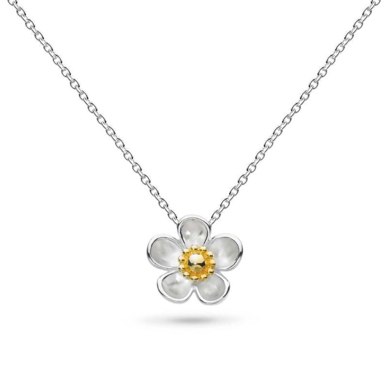 Kit Heath Silver Blossom Wood Rose Necklace - MococoKit Heath90308GRP5038159160431Necklaces