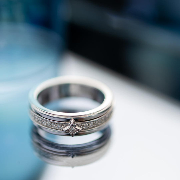 Kit Heath Silver Celeste Astoria Starburst Spinning Ring - MococoKit Heath10496CZ/L5038159167317Rings