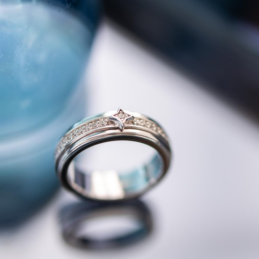 Kit Heath Silver Celeste Astoria Starburst Spinning Ring - MococoKit Heath10496CZ/L5038159167317Rings