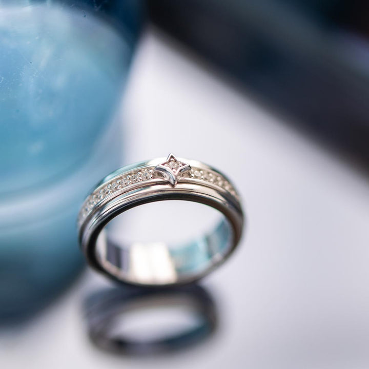Kit Heath Silver Celeste Astoria Starburst Spinning Ring - MococoKit Heath10496CZ/L5038159167317Rings