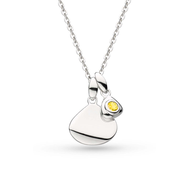 Kit Heath Silver Coast Birthstone Tag Necklace - MococoKit Heath9102CT5038159160806Necklaces