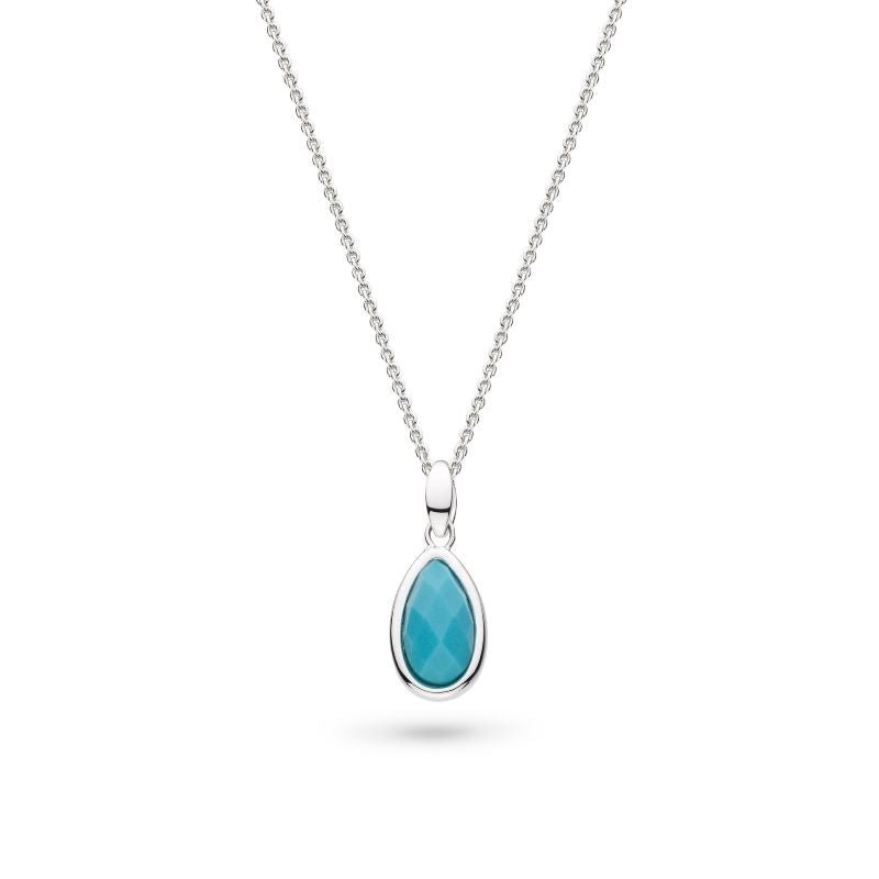 Kit Heath Silver Coast Pebble Azure Gemstone Necklace - MococoKit Heath90172MG5038159167508Necklaces